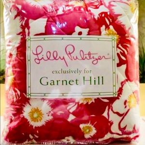 Lilly Pulitzer Cherry Begonias twin duvet cover